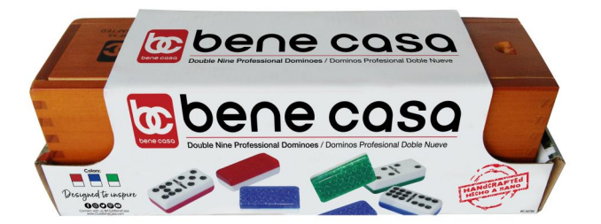 DOMINO DOBLE 9 EN CAJA DE MADERA BC-92780