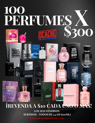100 PERFUMES POR $300