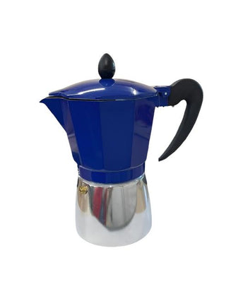 CAFETERA ALUMINIO 6 CUP COLORES