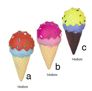 CONOS DE HELADOS DE GOMA JUGUETES