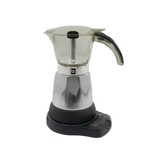 CAFETERA ELECTRICA PLATEADA BRILLO 3 TAZAS BC-58808