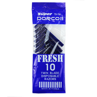 PAQ CUCHILLA DESECHABLE DORCO 10 PCS