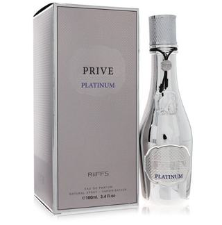 RIIFFS PRIVE PLATINUM SILVER CHAMPAGHNE BOTTLE 3.4FL.OZ