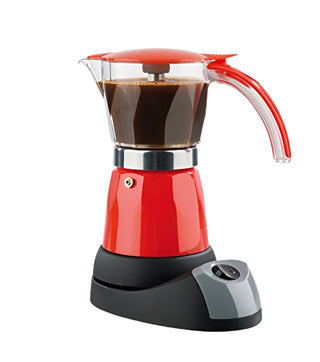 CAFETERA ELECTRICA ROJA 3-6 CUP GAU-18235