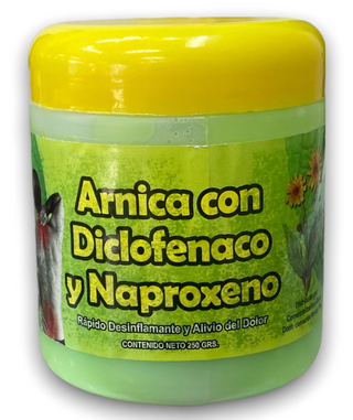 ARNICA CON DICLOFENACO Y NAPROXCENO  8.82OZ